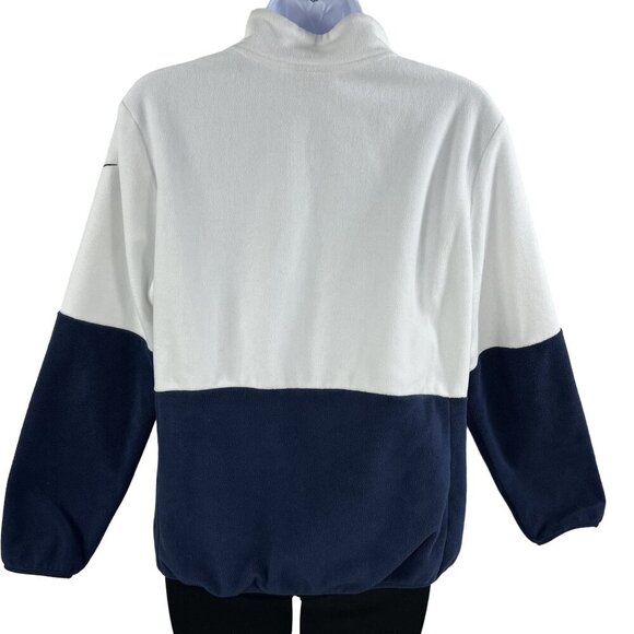 NFL Team Apparel Nike Dri-Fit New England Patriots Men M Sherpa Fleece 1/4 Zip - Picture 2 of 14